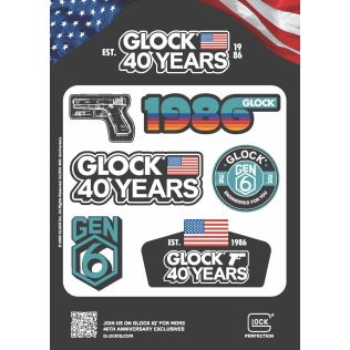 Gen6 + 40th Anniversary Sticker Sheet