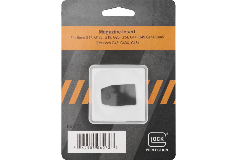 Magazine Insert 9mm G17, G17L, G19, G26, G34, G44, G45 Gen4/Gen5