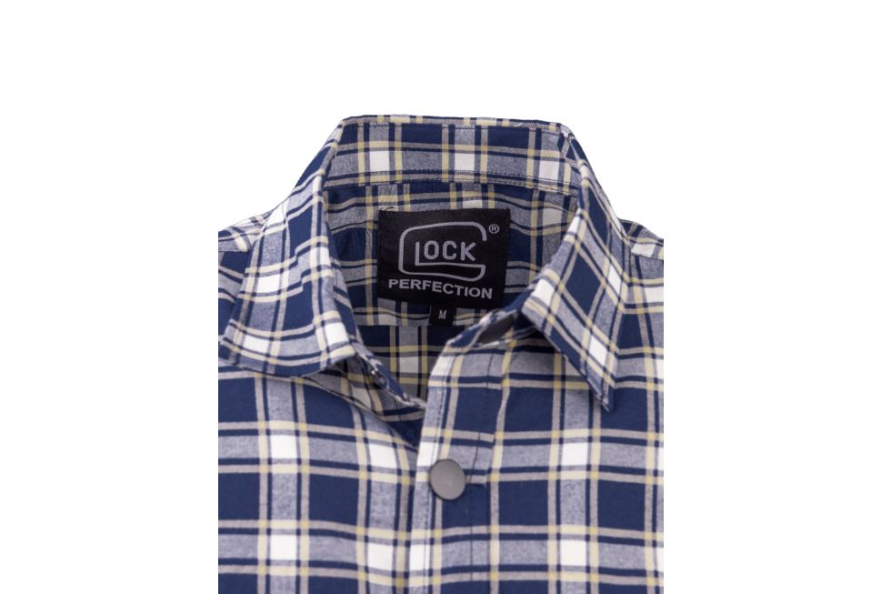 GLOCK Navy Plaid Flannel